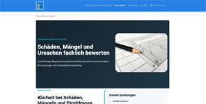diebaupruefer.de - der Chemnitzer Dachdeckermeister bietet Gutachten als Sachverständiger run um Dach und Fassaden an. 